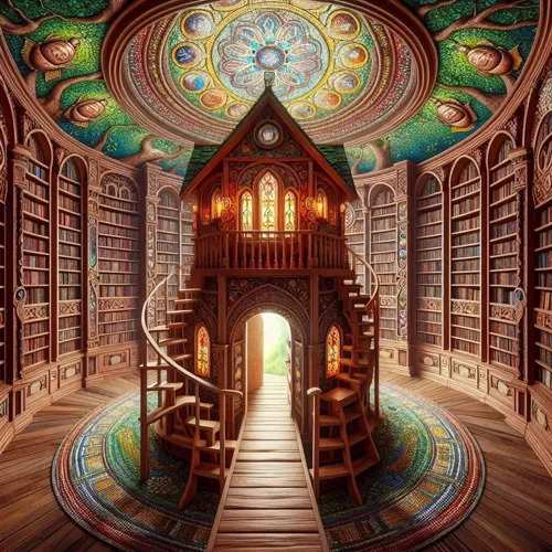 Illuminated Meadow Library