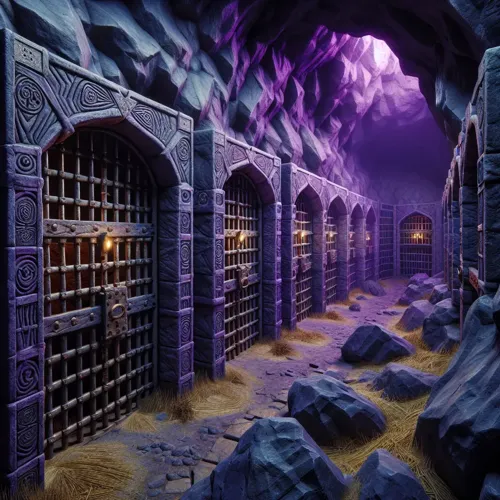 Forsaken Prison Cell Block