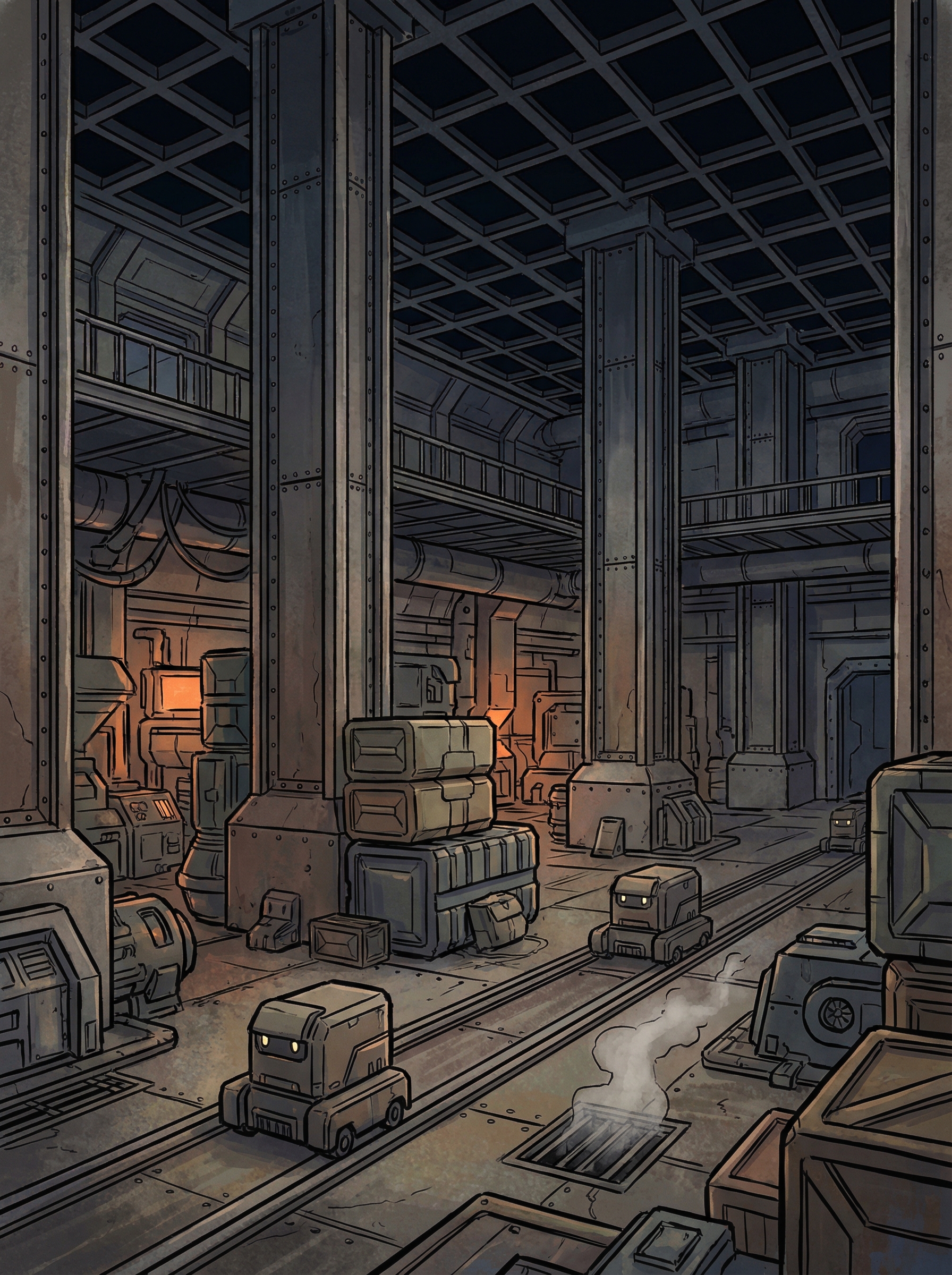 Meristine Plate Spaceport Lower Decks