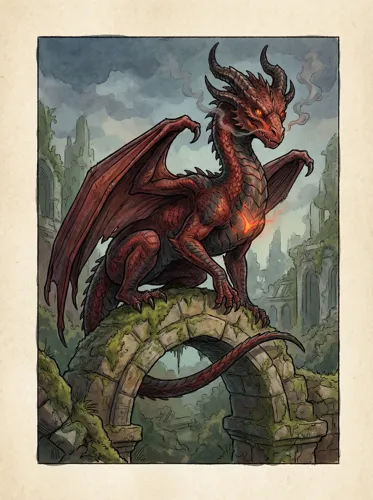 Young Red Dragon