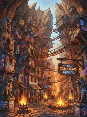 The Scorch-Canvas Quarter